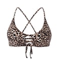 thumbnail image 4 of RELLECIGA Women's Strappy Longline Triangle Bikini Top, 4 of 6