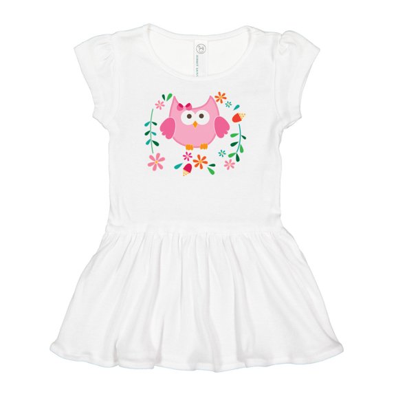 Inktastic Owl for Girls Girls Baby Dress