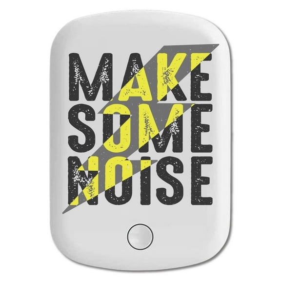 DistinctInk Magnetic Battery Pack, 5000 mAh Wireless Portable Charger with USB-C Cable, Compatible with MagSafe iPhone 14 / 13 / 12 Series - Make Some Noise