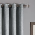 thumbnail image 4 of Quality Home Chenille Curtains - Slategrey - 52" x 84" (Set of 2 Panels), 4 of 4