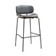 thumbnail image 3 of Set de 2 Bancos Altos para Barra con Respaldo – Estructura Metálica y Asiento Acolchado, 3 of 7