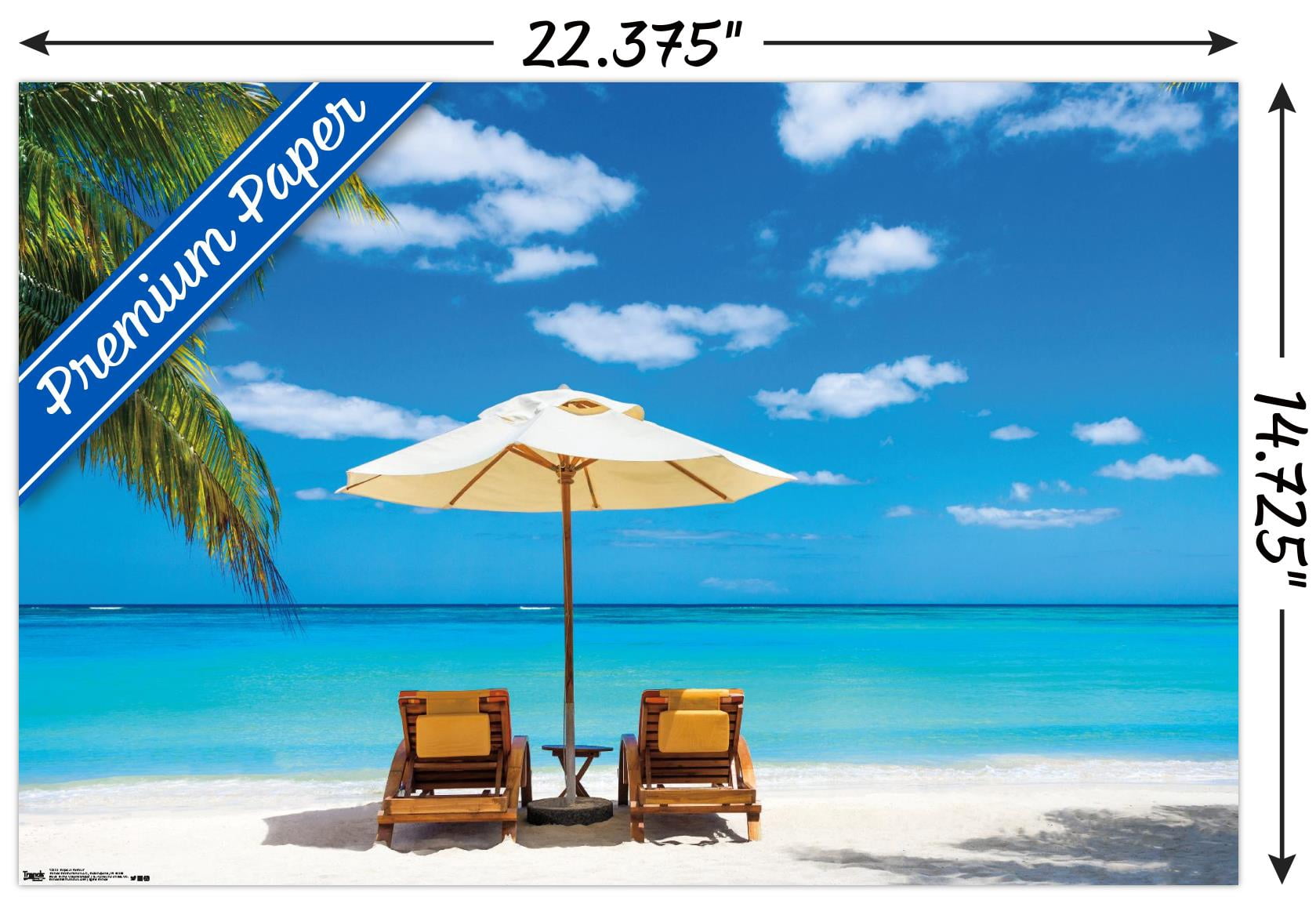 Tropical Retreat Wall Poster, 14.725" x 22.375"