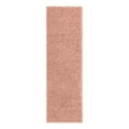 thumbnail image 5 of Unique Loom Everyday Shag Collection Area Rug - Solid (2' 2" x 6' 7" Runner Rose Pink), 5 of 5