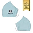 thumbnail image 3 of Cubrebocas Azul Infantil Reutilizable NANO SILVER 4 Piezas Azul, 3 of 4