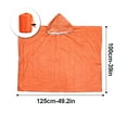 thumbnail image 3 of Naiovety Ropa de lluvia Ropa de lluvia profesional para mochileros Herramientas deportivas exteriores duraderas Impermeable desechable para Paraguas de lluvia, 3 of 6