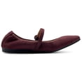 thumbnail image 5 of Ollio Women's Shoes Basic Mary Jane Elasticated Square Toe Ballet Flat F17340, 5 of 6