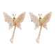 thumbnail image 4 of 2 pinzas para el pelo con forma de mariposa, con alas móviles, bonitas Dorado, 4 of 9