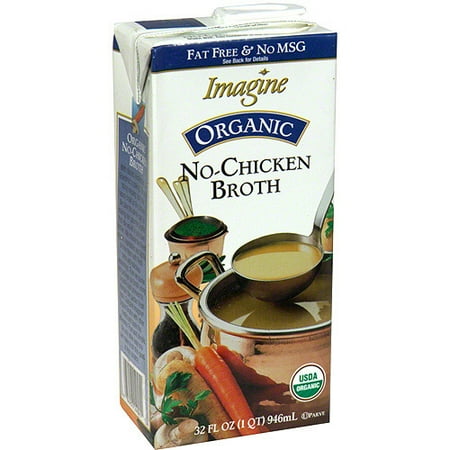 Imagine Foods Organic No - Chicken Broth, 32 oz (Pack of 12)