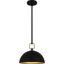 CEO1812MBK Quoizel Lighting Cleo - 1 Light Pendant-10 Inch Tall and 12 Inch Wide