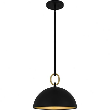 CEO1812MBK Quoizel Lighting Cleo - 1 Light Pendant-10 Inch Tall and 12 Inch Wide