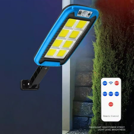 

iMESTOU Discount Home Appliances Solar Street Light IP65 Waterproof Dusk To Da-wn With Motion Sensor LED Security Flo-od Light For Parking Lot Remote Control With 240 COB Lamp Beads