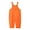 P212 Orange, variant on Tfken Girls Overall Summer Sleeveless Comfy Casual Jumpsuit Soft Daily Wear Kids Classic Clothes Size 4-5 Years Orange