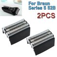 thumbnail image 1 of 2pcs Replacement Foil Parts Head For Braun Razor Shaver Series 5 Wet Dry 52B/52S, 1 of 2