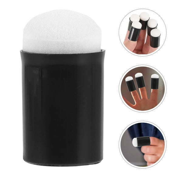 HEMOTON Worgeous 15pcs Finger Sponge Daubers for Stamping Drawing and Finger Painting