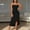 Black, variant on Women's Casual Summer Dress Sleeveless Strapless Solid Color Tunic Beach Outfit With Leggings Comfortable Breathable Flowy Lined Midi Dress Long Dress Women Dressers