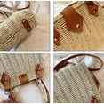 thumbnail image 4 of Summer Straw Bag for Women Beach Rattan Top-Handle Purse Straw Crossbody Clutch Bags Handwoven Tote Handbag 2024, 4 of 8