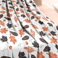 thumbnail image 3 of Autumn Fall Leaves Pattern Blanket,Comfortable Soft Flannel Throw Blanket,All Season,Warm Lightweight Blankets for Sofa Bed Couch Living Room Chair,60"x80", 3 of 4