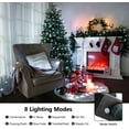 thumbnail image 3 of Christmas Tree String Lights, 22M 200 LED Outdoor Waterproof Fairy Lights 8 Modes with Timer Fairy Lights for Christmas Trees Home Party Garden Birthday, Cool White, 3 of 5