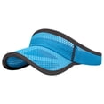 thumbnail image 4 of Only Moment Sky Blue Sun Visors for Women Men Polyester Wide Brim Visors Hat Outdoor Sports Golf Beach Travel Tennis Caps One Size, 4 of 6
