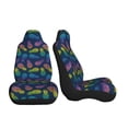 thumbnail image 3 of Pofeuu Retro Bright Pineapple Print Automotive Car Seat Covers Flat Cloth Full Set Seat Covers,Car Seat Covers front seats for Cars Trucks and SUVs-2 PCS, 3 of 9