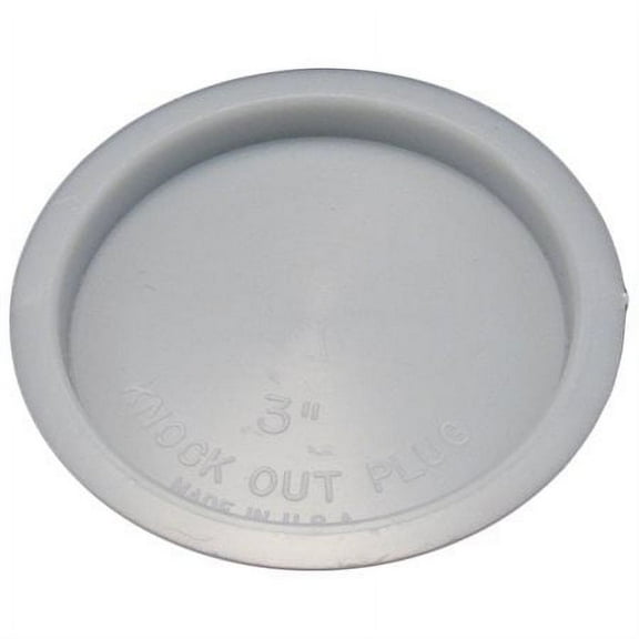 3" Plastic Knockout Test Plug