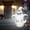 White, variant on YIMWNYI Inflatable Pumpkin Ornament, Halloween Decoration, Outdoor Patio Decor, Unique Shape for Festive Atmosphere, Perfect for Parties and Indoor Use, Fun Holiday Inflatable