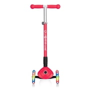Globber - Primo Foldable Scooter With Motion Activated Lights, Red