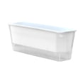 thumbnail image 2 of Dickly Rectangle Self Watering Planter Nursery Planting Pot Practical Shatter Resistant White inner basin, 2 of 8