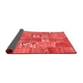 thumbnail image 2 of Ahgly Company Indoor Square Patchwork Red Transitional Area Rugs, 7' Square, 2 of 4