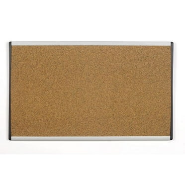 Quartet ARC Frame Cork Cubicle Board, 18 x 30, Tan, Aluminum Frame