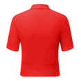 thumbnail image 3 of Ketyyh-chn99 Womens Long Sleeve Tops Ladies Loose Plus Size Blouse 2024 Summer Ribbed Knit Slim Fit Basic Solid Color Tee Tops Red,XL, 3 of 4