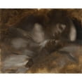 thumbnail image 2 of Eugène Carriere 24x20 Black Ornate Framed Double Matted Museum Art Print Titled: The Sleep (1890), 2 of 5