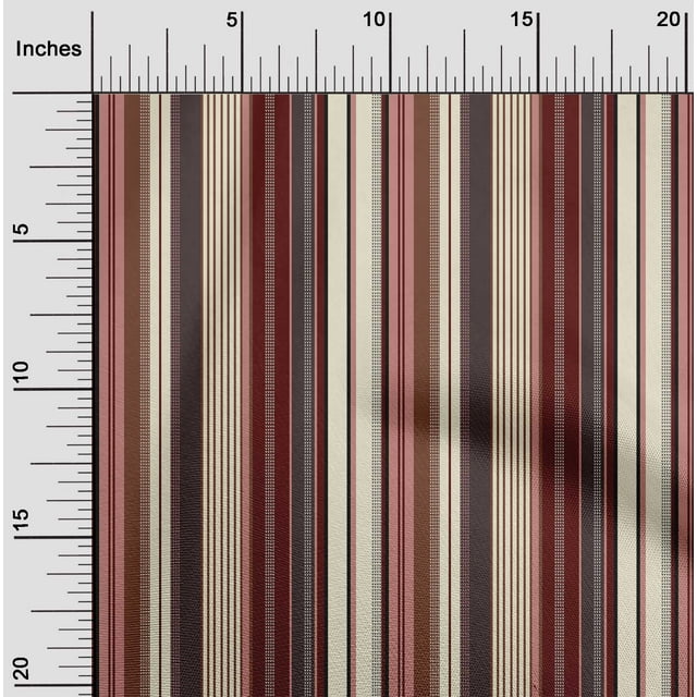 oneOone Coton Tissu Flex Bayadere Tissu Imprimé par Yard 40 Pouces de Large