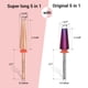 thumbnail image 3 of Brocas para uñas MelodySusie Super Long 5 en 1 de carburo de tungsteno, 3 of 8