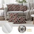 thumbnail image 6 of White Skull Halloween Outdoor Waterproof Pillow Covers, Red Roses Birds Vintage Skeleton Decorative Rectangle Throw Pillowcase Sofa Cushion Sham for Patio/Couch/Chair, 20"x12" 2 Pack, 6 of 8