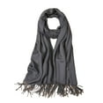 thumbnail image 4 of Bufanda Pashmina Unisex De Otoño E Invierno, Chales Informales De Color Sólido, Bufanda Cálida Con Borlas Para Oficina, Avión Y Restaurante Advancent AP006881-01, 4 of 4