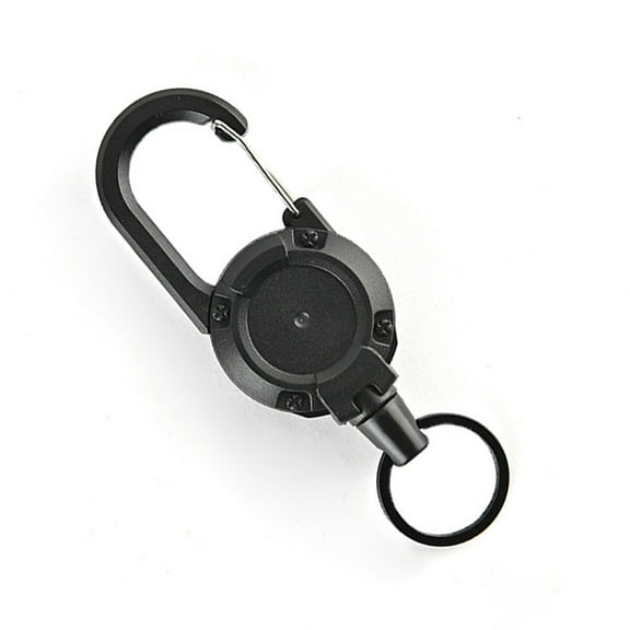 Retractable Keychain Anti-Theft Keychain Telescopic Burglar Chain EDC Elastic Key Ring Quick Hanging Telescopic Keychain