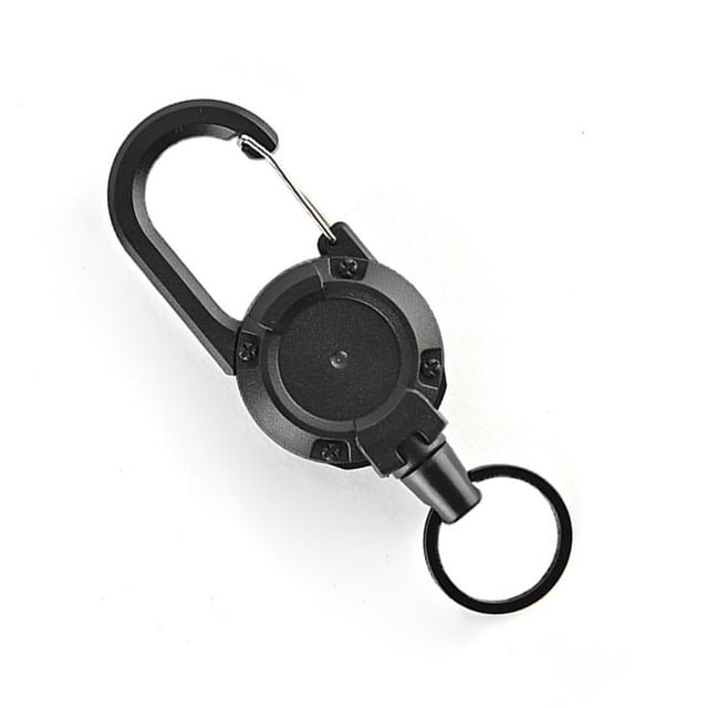 Bgsha Retractable Keychain Anti-Theft Keychain Easy-to-pull Buckle Rope Elastic Keychain Sporty Retractable Chain Key Holder