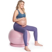 Momcozy BirthEase Maternity Ball Set, Birthing Ball with App Full-Journey Courses, BPA-Free PVC & Anti Burst Exercise Yoga Ball for Maternity, Labor, Physio, Recovery