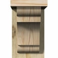 thumbnail image 2 of 6"W x 10"D x 10"H New Brighton Rough Sawn Corbel w/Backplate, Douglas Fir, 2 of 9