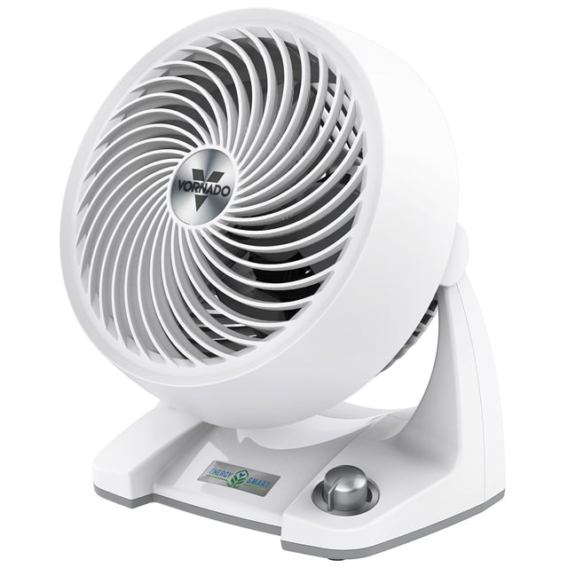 Vornado 533DC Energy Smart Ventilador circulador de aire pequeño con control de velocidad variable Blanco