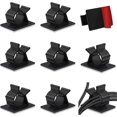 thumbnail image 1 of Cable Clips,50Pcs Upgraded Wire Organizer Clips with Strong Adhesive Pad, Adhesive Cable Clips, Multipurpose Cable Management Clips, Cable Organizer C, 1 of 5