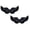 A33 A 25.6"x13.8" 2Pcs, variant on 2Pack Halloween Decorations Fairy Wings Angel Feather Wings With Elastic Straps Costume Cosplay Photography Props Halloween Supplies 31.5"X15.7"