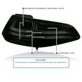 thumbnail image 4 of Spec-D Tuning Glossy Black LED Tail Lights Compatible with 2015-2017 Volkswagen Golf GTI Models, Left + Right Pair Assembly, 4 of 6