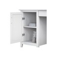 thumbnail image 4 of Bush Furniture Key West 54W Computer Desk with Storage and 2 Drawer Lateral File Cabinet in Pure White Oak, 4 of 8