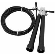 ZogeeZ Speed Skipping Black Jump Rope Adjustable Fitness Wire Crossfit Exercise Gym Boxing