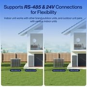 DELLA 47,000 BTU Ducted Central Air Conditioner with Multi-Position Air Handler, Heat Pump Inverter Split System AC, 18 SEER2 208-230V, Two-Stage Compressor, Pre-Charged