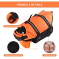 thumbnail image 4 of Dog Life Jackets, Reflective & Adjustable Preserver Vest with Enhanced Buoyancy & Rescue Handle for Swimming(XS), 4 of 6