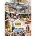 thumbnail image 5 of Chinese Ink Painting Table Cloth, Waterproof Tablecloth for Rectangle Tables, Mountain Cloud Modern Art Reusable Washable Fabric Table Cover for Restaurant Kitchen Dining Tables 60"x120", 5 of 9