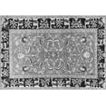 thumbnail image 1 of Ahgly Company Indoor Rectangle Animal Gray Traditional Area Rugs, 2' x 5', 1 of 1